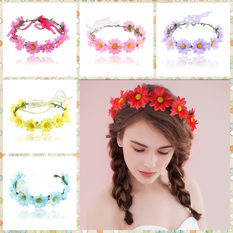 European and American Double Rose Hairpin Ethnic Headwear Bride Flower Head Flower Girls' Dance Performance Rhinestone Hair Accessories Edge Clip_voghion.com