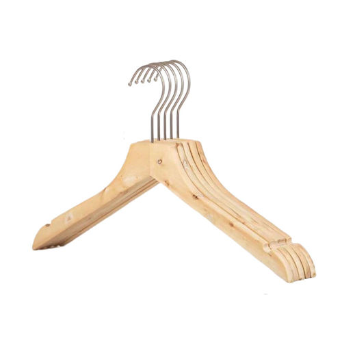 Second-Level Solid Wood Clothes Rack for Women's Clothing Store, Special Women's Clothes Hanger, Children's Clothes Hook, Adult Affordable Clothes Rack, Anti-Slip