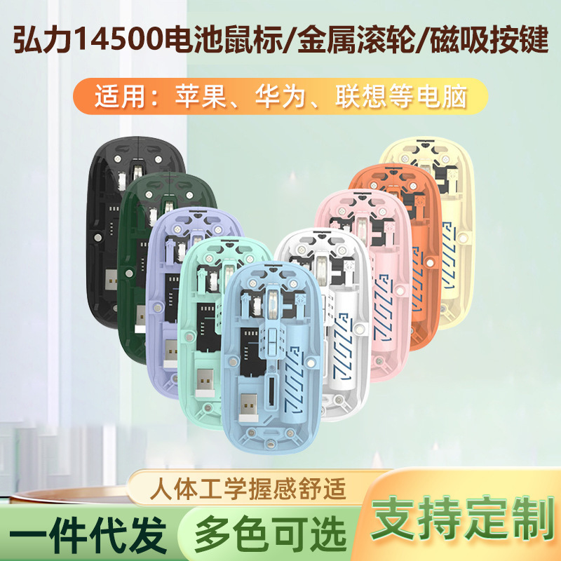 Factory cross border for apple wireless bluetooth dual mode transparent mouse charging tablet notebook office mouse