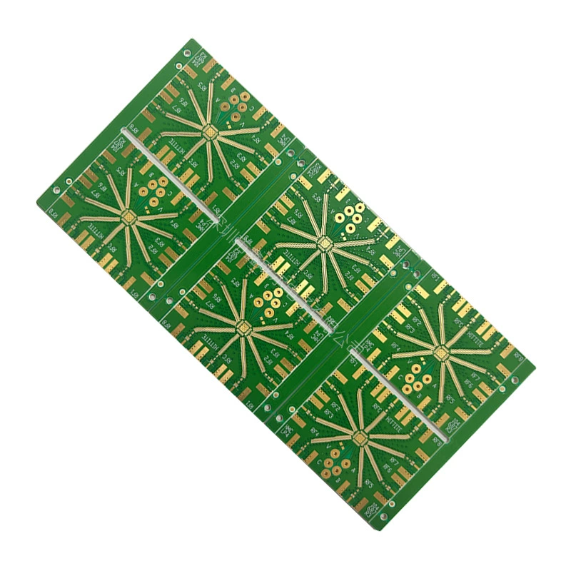 Высокочастотный электрический мягкий золотой 8UPCB многослойный F4B тефлон высокочастотные платы завод по производству