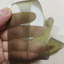 日制雪纺丝带 服装发饰发带DIY蝴蝶结柔软半透明飘逸幻彩雪纱织带