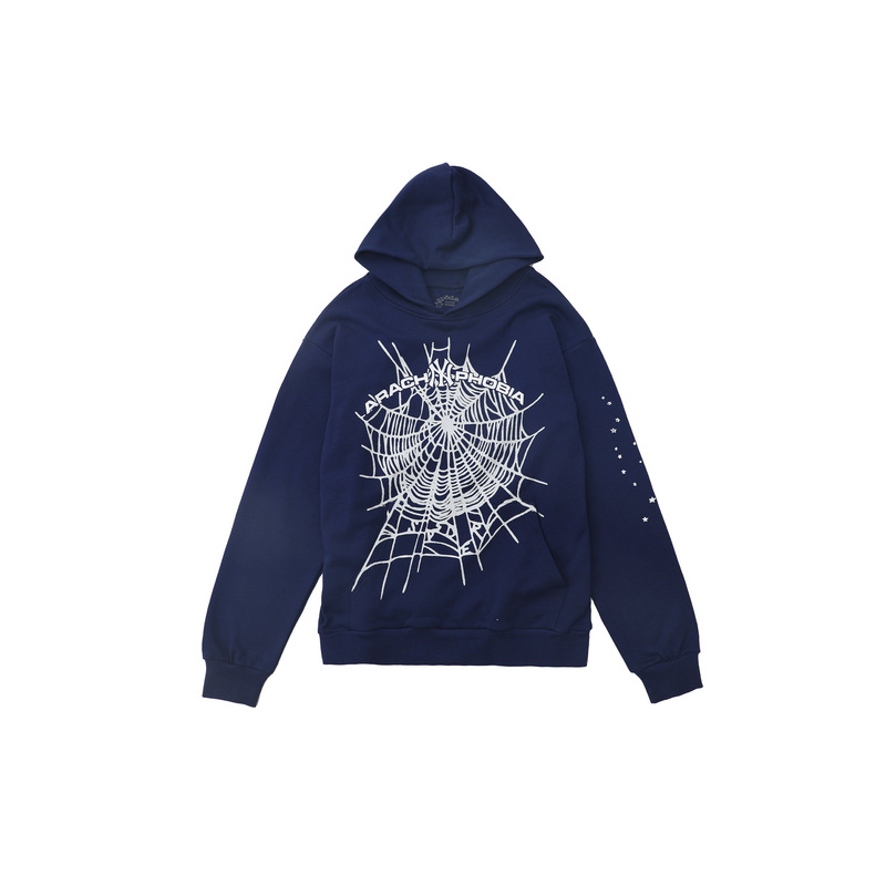 Sp1derヒップホップ歌手Young Thugと同じスタイルのフォームレター555555カップル用パーカーPinkスウェットシャツ|undefined