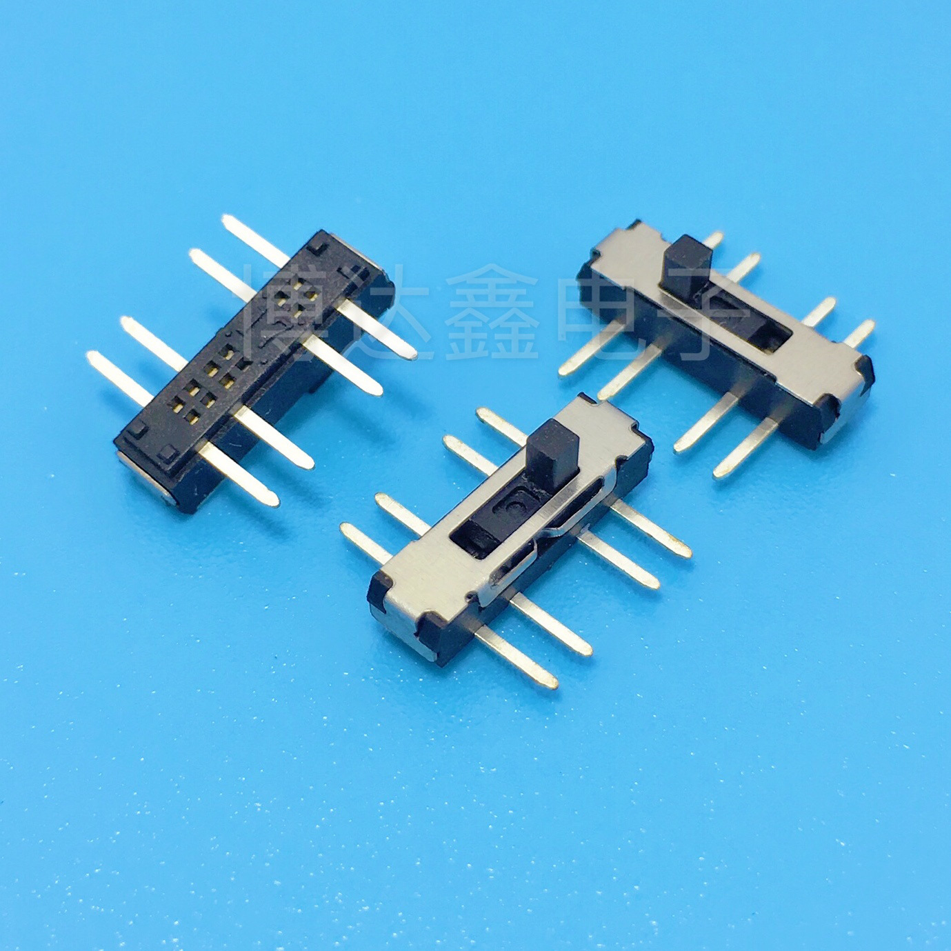 MSS23D19/23D21拨动开关3档8脚贴片立式平贴飞机型迷你小微型电源