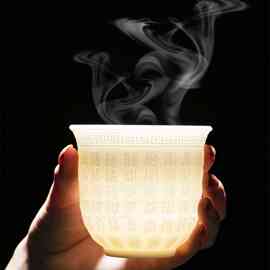 W9R玉瓷茶杯主人杯单杯德化白瓷茶盏心经品茗杯陶瓷功夫茶具大茶