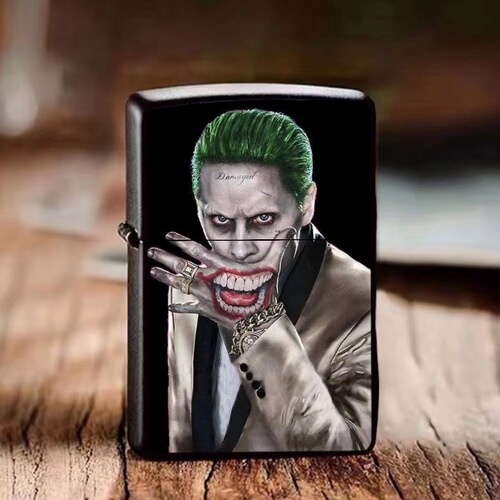 JOKER lighter F windproof metal kerosene windproof lighter movie character creative lighter
