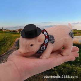 硅胶猪仿真重生玩具reborn doll跨境货源一件代发斑点猪荷兰猪