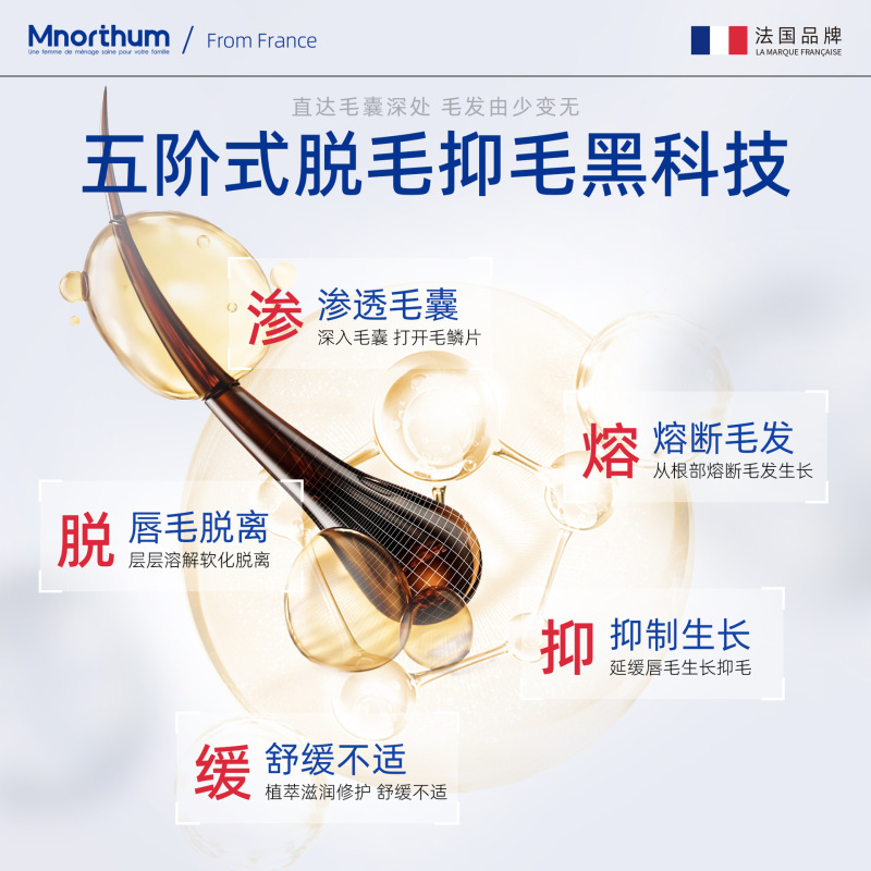唇部脱毛膏轻柔净肤夏季温和无疼去唇毛手部腿男女脱毛护肤脱毛膏|undefined