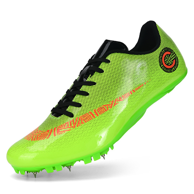 Zapatos de pista zapatos de entrenamiento integral de la pareja zapatos de pico de estudiante resistente al desgaste zapatos de pista de Sprint zapatos de entrenamiento de competencia zapatos de pico