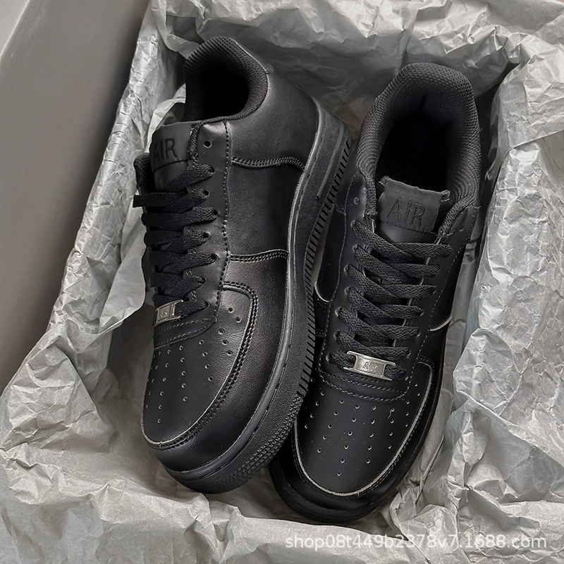 Кроссовки Nike Air Force 1 Low Wheat белого, черного и пшеничного цветов, разных размеров от sijisiji