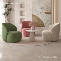 ライト高級美容室ホテルロビー特別なソファ椅子営業所受付ビジネス受付オフィスデスクと椅子の組み合わせ