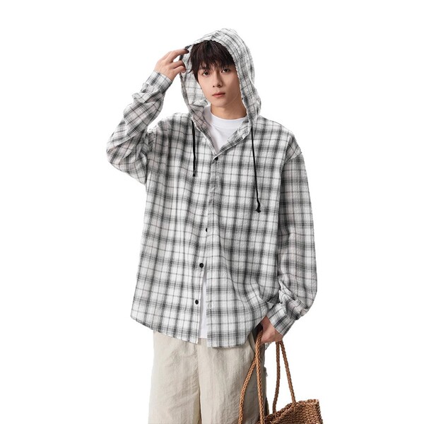Demi-season retro trend fashionable shirt for men and women