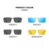 Fashionable square brand sunglasses, advanced sun protection cream, new collection, wholesale, high-quality style, UF-protection