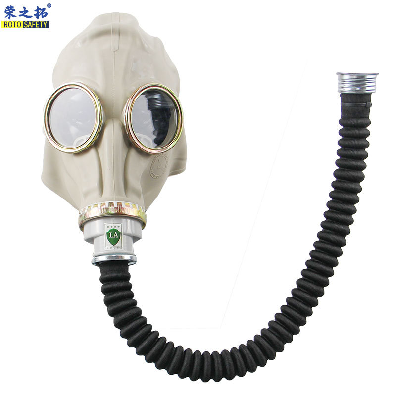 Anti-virus máscara completa pintura en aerosol químico formaldehído amoníaco autocebante filtro de goma máscara antivirus con tanque de filtro de veneno