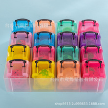 塑料迷你抽屉式收纳盒桌面创意首饰文具收纳透明书桌迷你储物盒