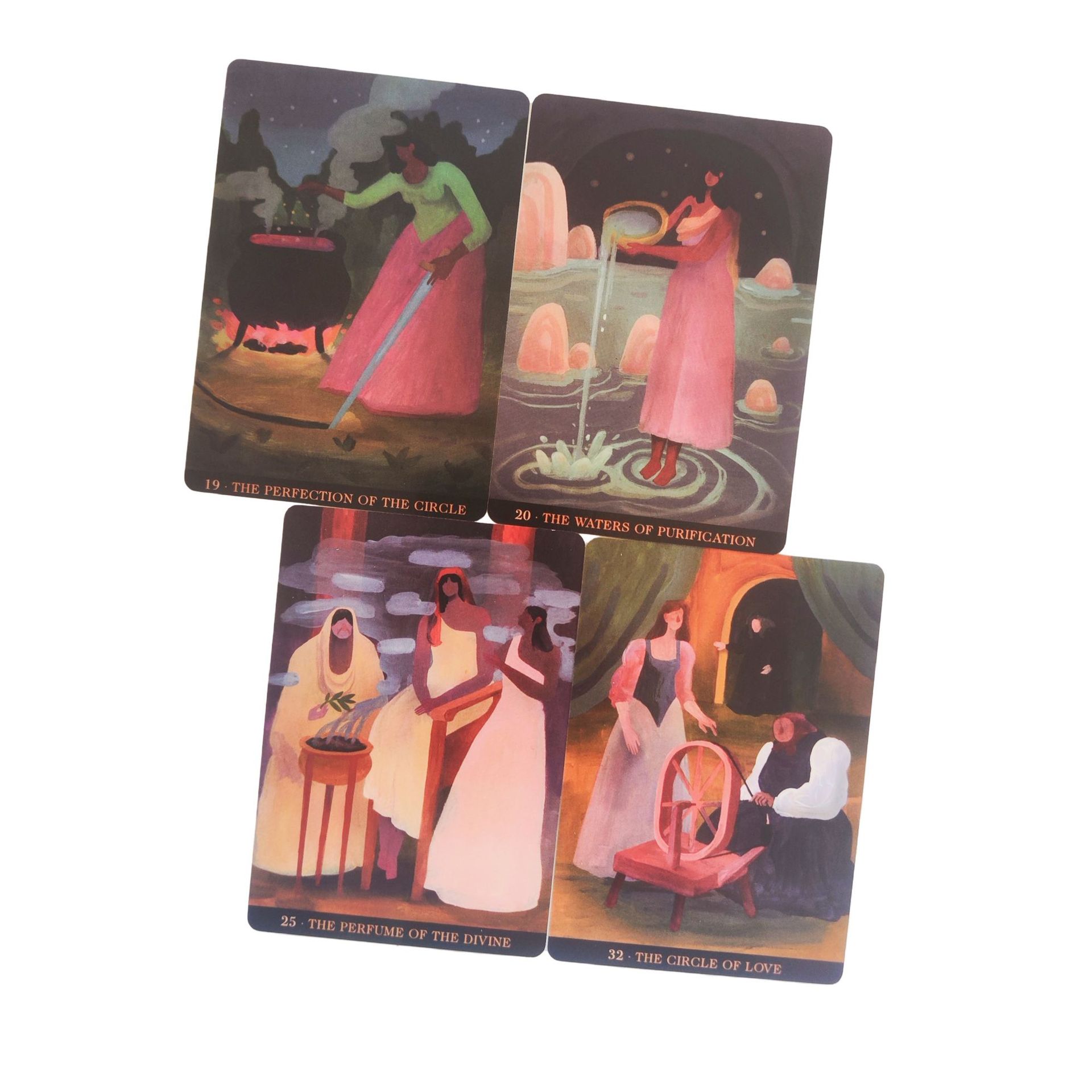 2024 New Edition Inspirational Wicca Oracle Cards Board Game_voghion.com