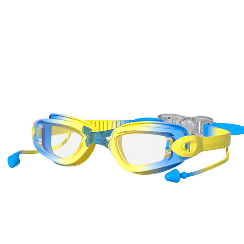 Factory direct sales children's swimming goggles waterproof anti-fog high-definition swimming goggles electroplated boys and girls cute baby professional