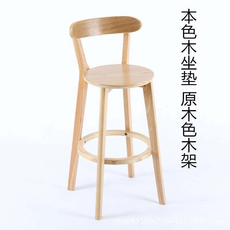 로그 컬러 나무 프레임 + 나무 쿠션