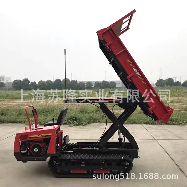 筑水BE813MCLADP乘坐式履带搬运机 农机果园运输机 (带升降自卸)