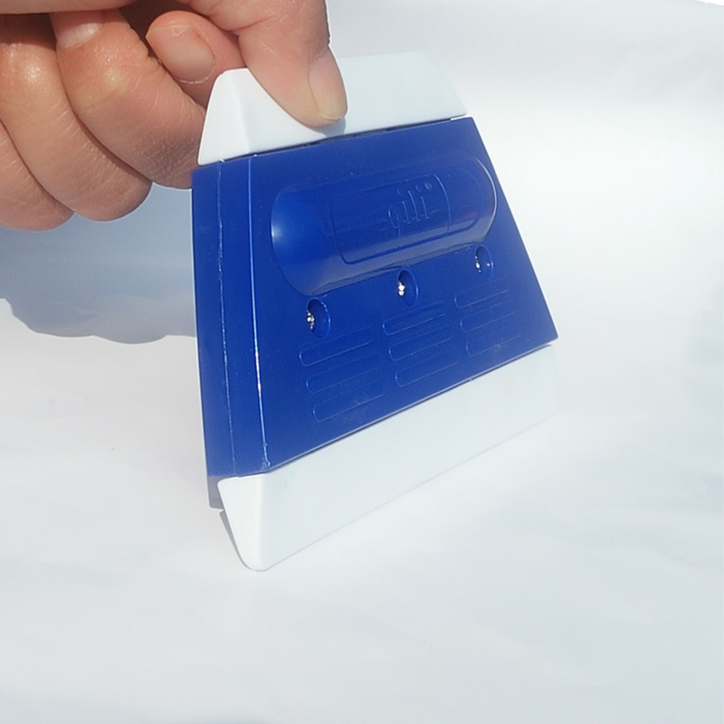 双色梯形刮板广告写真汽车改色贴膜软料双面橡胶刮板白色刮板工具