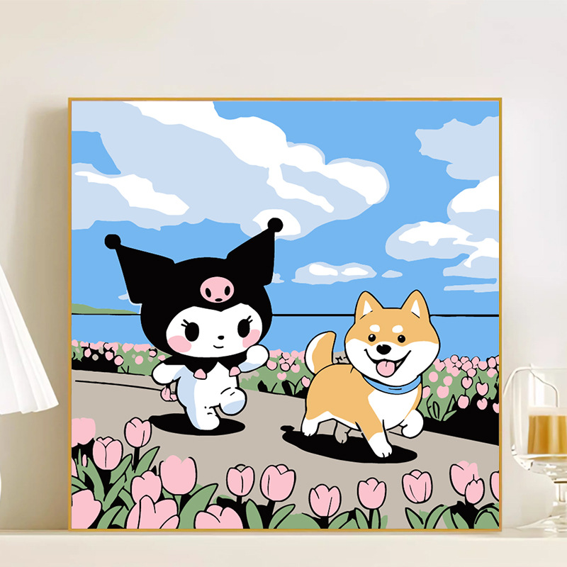 LL085 / 20*20CM(画笔+颜料+绷好内框）