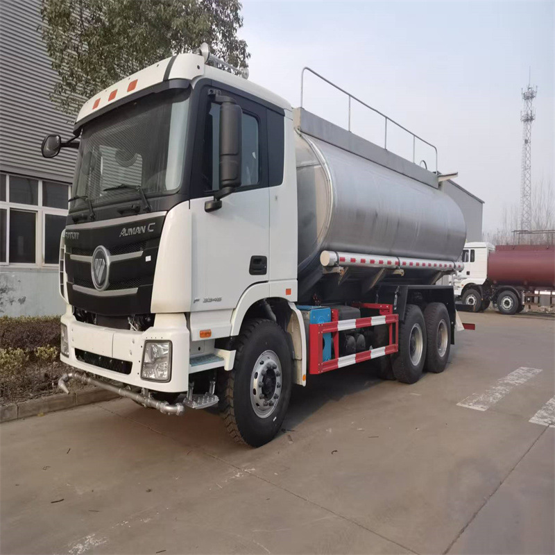 Export Stainless Steel Water Truck Foton Foton20 Square Sprinkler Truck Greening Spray Truck Plastic Lined Liquid Tank Truck