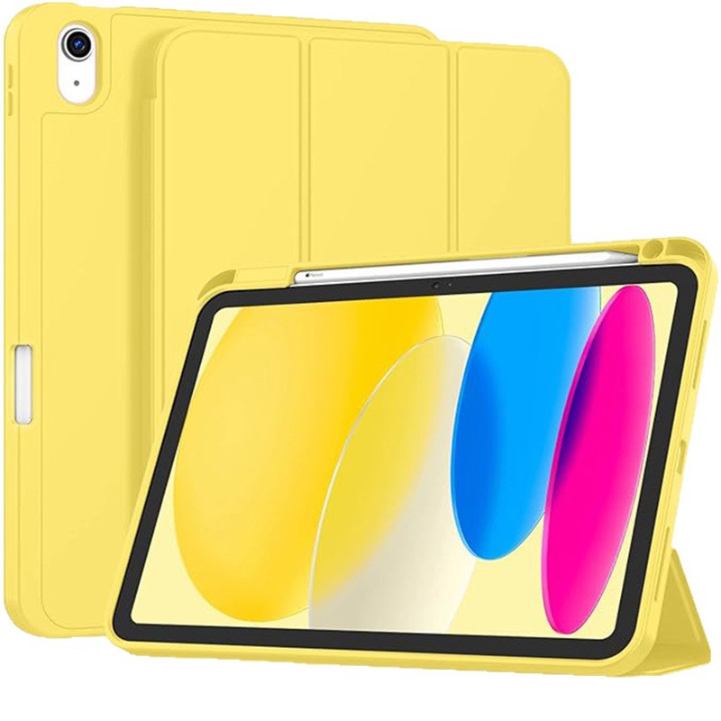 Suitable for iPad10th tablet protective case iPadA16 anti-bend back protective case iPad11 three-fold tablet case 5