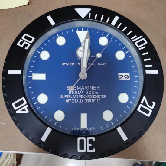 壁掛け時計 14inch 金属夜光時計 ステンレススチール カレンダー リビングルーム壁掛け時計 壁掛け式 海外購入代理店|undefined