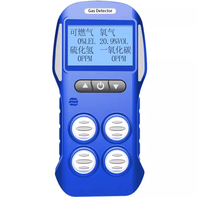 Четыре в одном X-4 детектор газа промышленный портативный горючий кислород сероводород угарного газа сигнализация