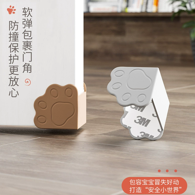 Силиконовый Кошачий коготь дверь анти-Столкновение угол кухня ванная комната дверь из сплава Анти-Столкновение угол защита безопасности ребенка