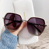 Retro brand metal sunglasses, 2022 collection, Korean style, wholesale