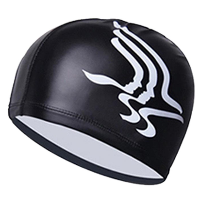 Shenyu PU gorro de natación impermeable elástico gorro de natación protección auditiva Pelo Largo hombres y mujeres a prueba de agua no-apriete multicolor