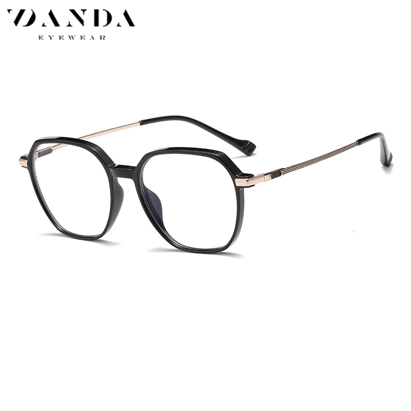 2022 Nueva miopía gafas marco femenino TJ805 moda multi-frame gafas lisas ultra-ligero TR90 anti-azul gafas de luz