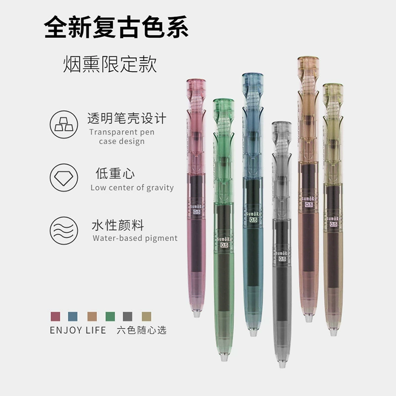 High quality capacious rollerball pen, 0.5mm