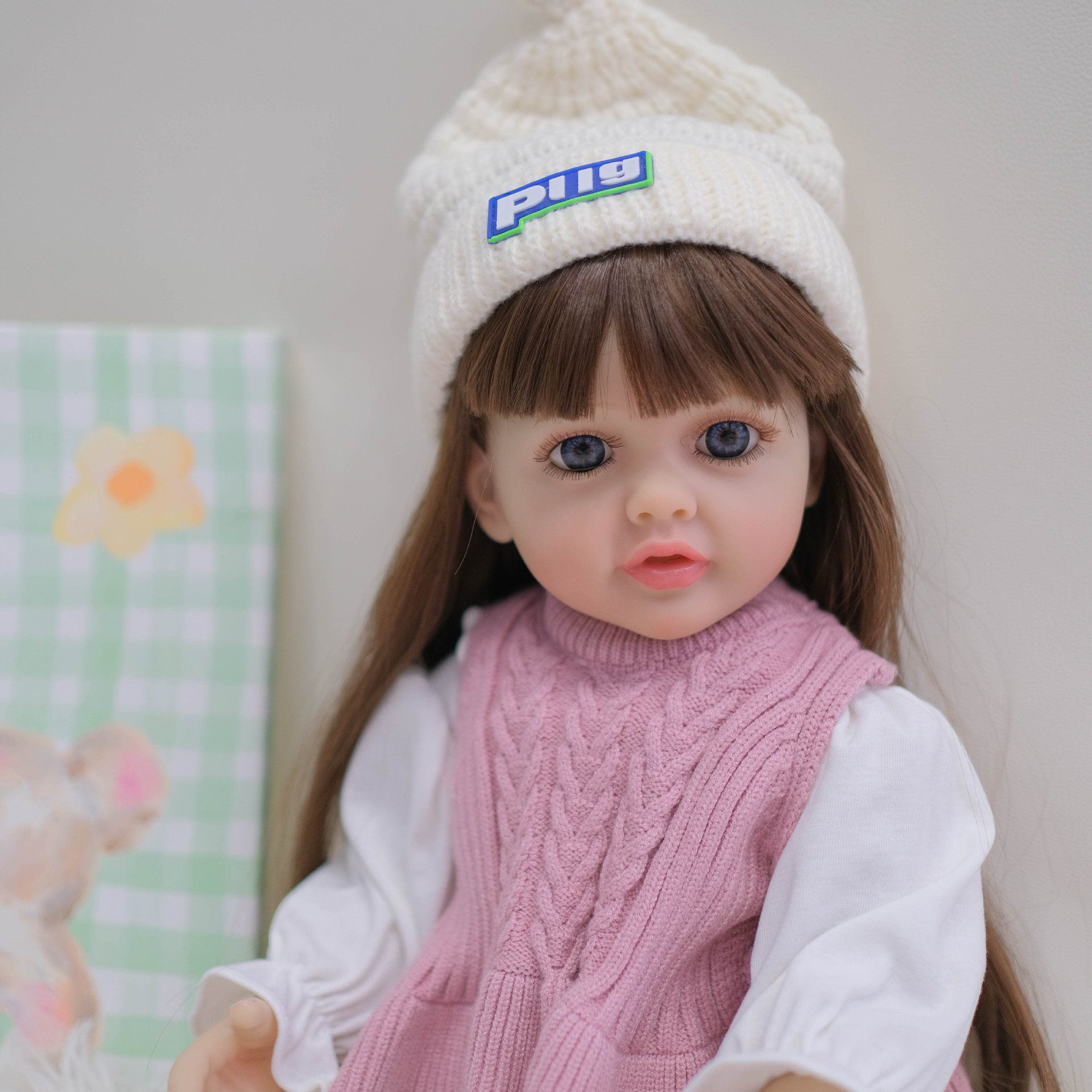 NPK 55cm pegamento completo simulación muñeca reborn Betty transfronteriza e-commerce suministro entrega de una sola pieza