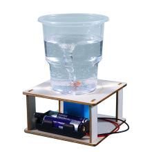 科学实验电动旋涡模拟水龙卷风模型科技小制作小学生玩教具批发