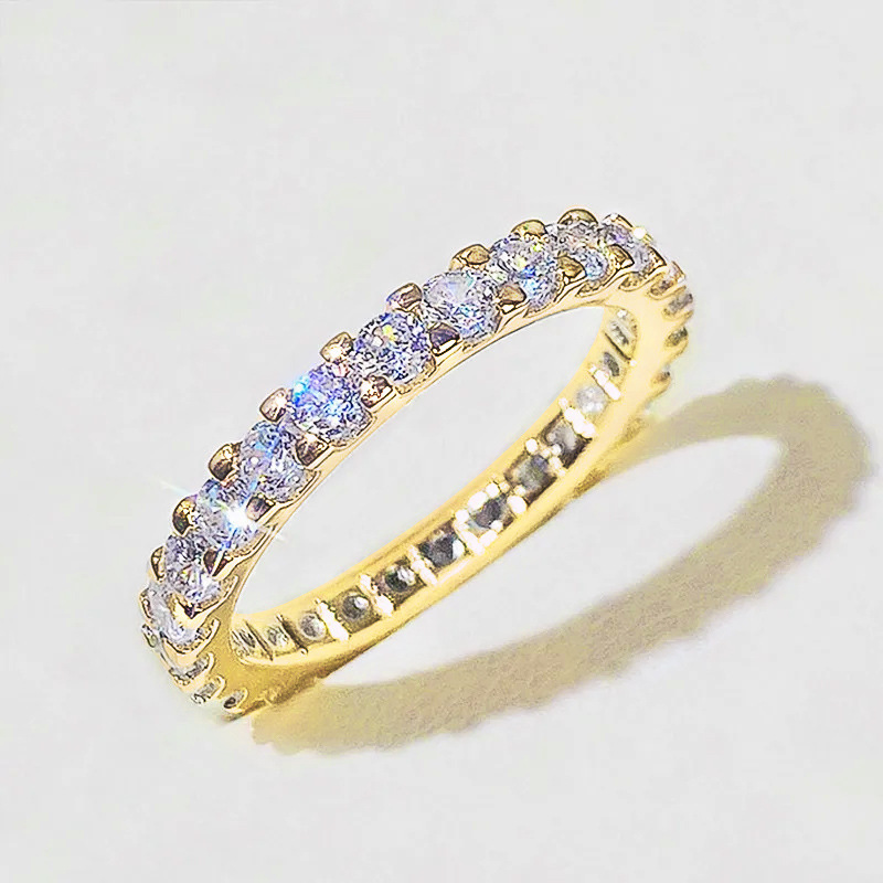 classic copper platinum ring