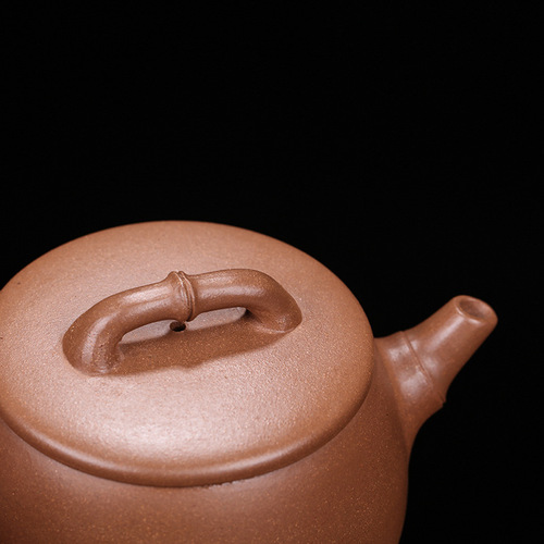Wholesale Yixing purple clay teapot, raw ore mud wide mouth stone ladle tea set, customized micro-business one-piece drop shipping