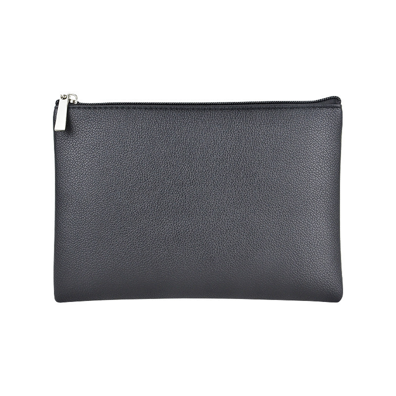 Bolsa de almacenamiento negro cuero pu caballo loco estriado impermeable a prueba de suciedad bolsa de maquillaje bolsa de lavado bolsa de viaje de negocios para hombres bolsa de negocios image 10