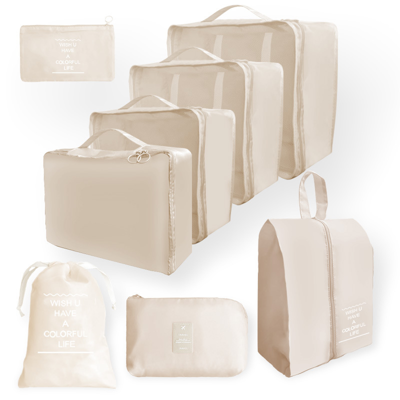 Bolsa de almacenamiento de viaje transfronterizo juego de cosméticos de lavado digital bolsa de almacenamiento subpaquete ropa zapatos bolsa de lona