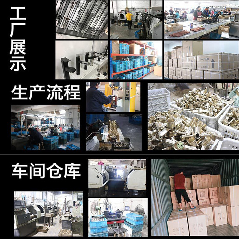 クロスボーダー黒滝洗面器蛇口LED冷熱トイレ洗面台洗面台洗面台単孔|undefined