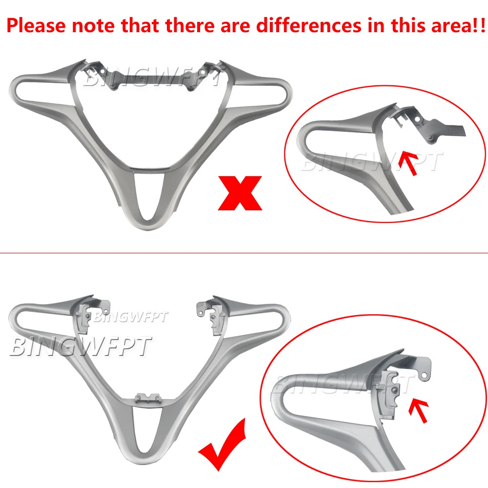 Suitable for 09-14 second-generation Fit Fengfan steering wheel decorative frame bright strip panel silver accessories modification