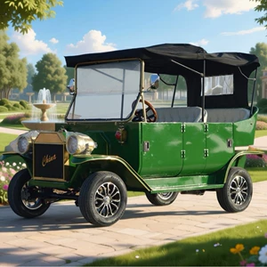 Sərhəddənkənar Klassik Elektrikli Golf Arabaları, Daşınmaz Əmlak, Park, Otel Turist Avtomobilləri