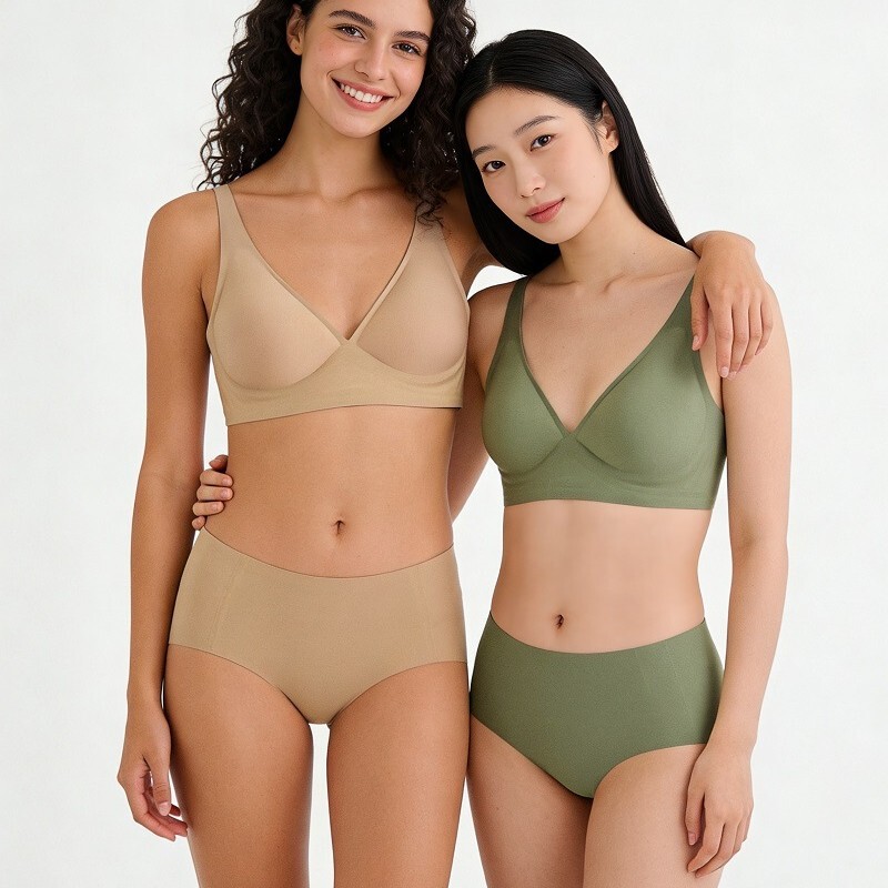 Seamless Jelly Strip Bra for Women, Deep V, Thin Style, Wireless, Comfortable, Soft Support Bra Set, Jelly Bra Seamless Jelly Strip Bra for Women, Deep V, Thin Style, Wireless, Comfortable, Soft Support Bra Set, Jelly Bra