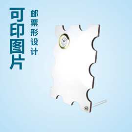 热转印空白耗材厂家  MDF台钟C352 可印图片挂钟 实用时尚