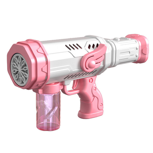 12-hole light bubble machine children's toy fully automatic Gatling handheld Internet celebrity bubble machine street stall wholesale