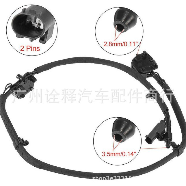BMW 61667249646 Windshield Wiper Water Spray Hose For BMW 1 2 3 Series A61667249646 (Other brake systems)