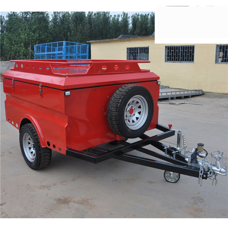 1吨消防拖车 汽车拖车 越野车拖车 可供应 高速运输拖车