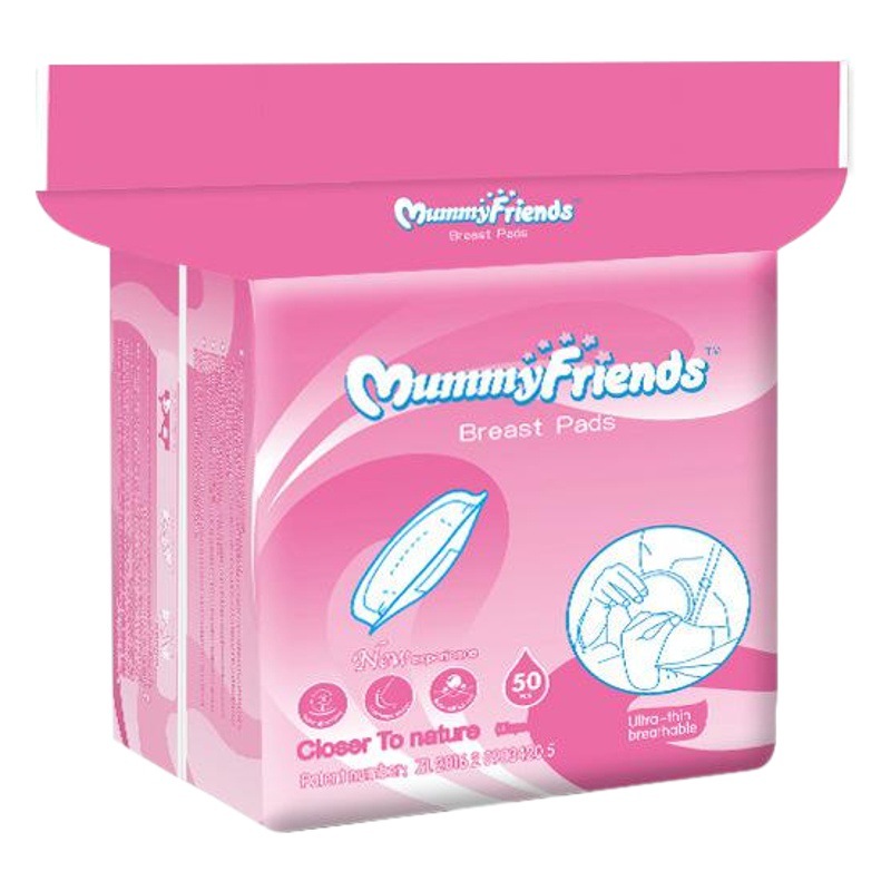 Suministro transfronterizo Comercio exterior 50 piezas bolsas desechables suministros de maternidad ligero transpirable tridimensional anti-desbordamiento almohadilla de mama al por mayor