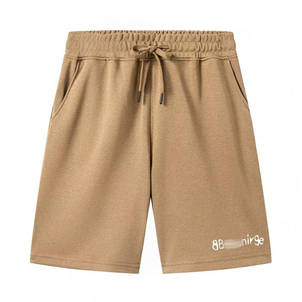 Bermudas de Algodón con Estampado de Letras y Corte Holgado para Hombre y Mujer | Transpirables