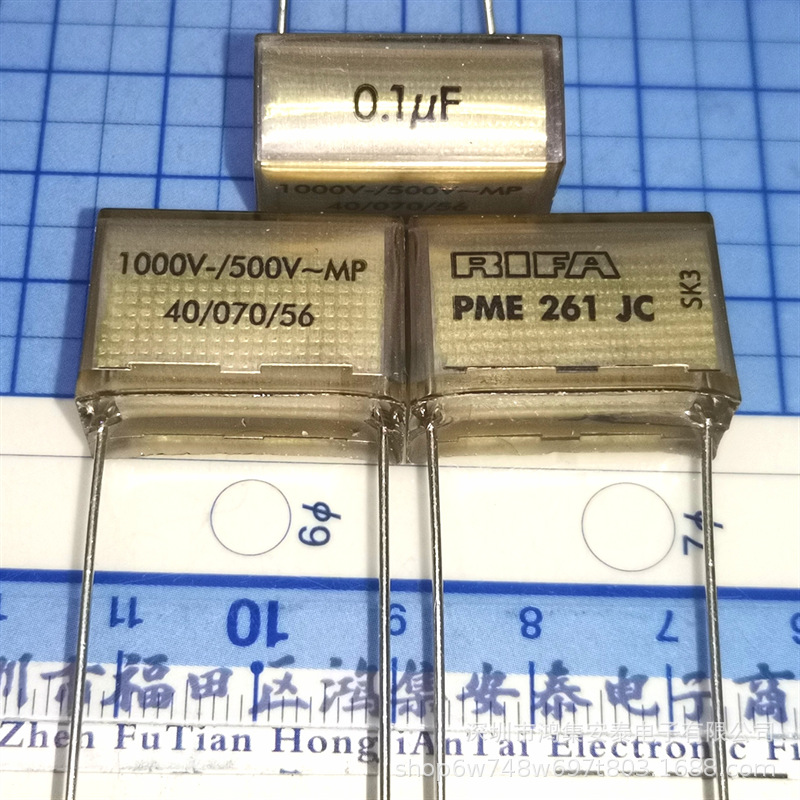 RIFA 0.1UF 1000V 500V~ MP 104 KEMET 全新进口薄膜电容 PME261J